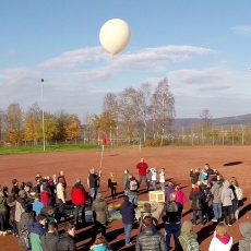 Ballonflug gestartet