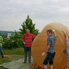 Ballonstart missglückt